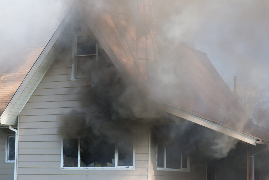 Smoke From Fire Damage - Fire Damage Restoration